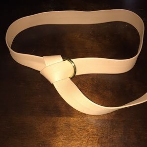 Below the Belt Tan Women’s Sweater Belt with Gold Tone Buckle 50” Long